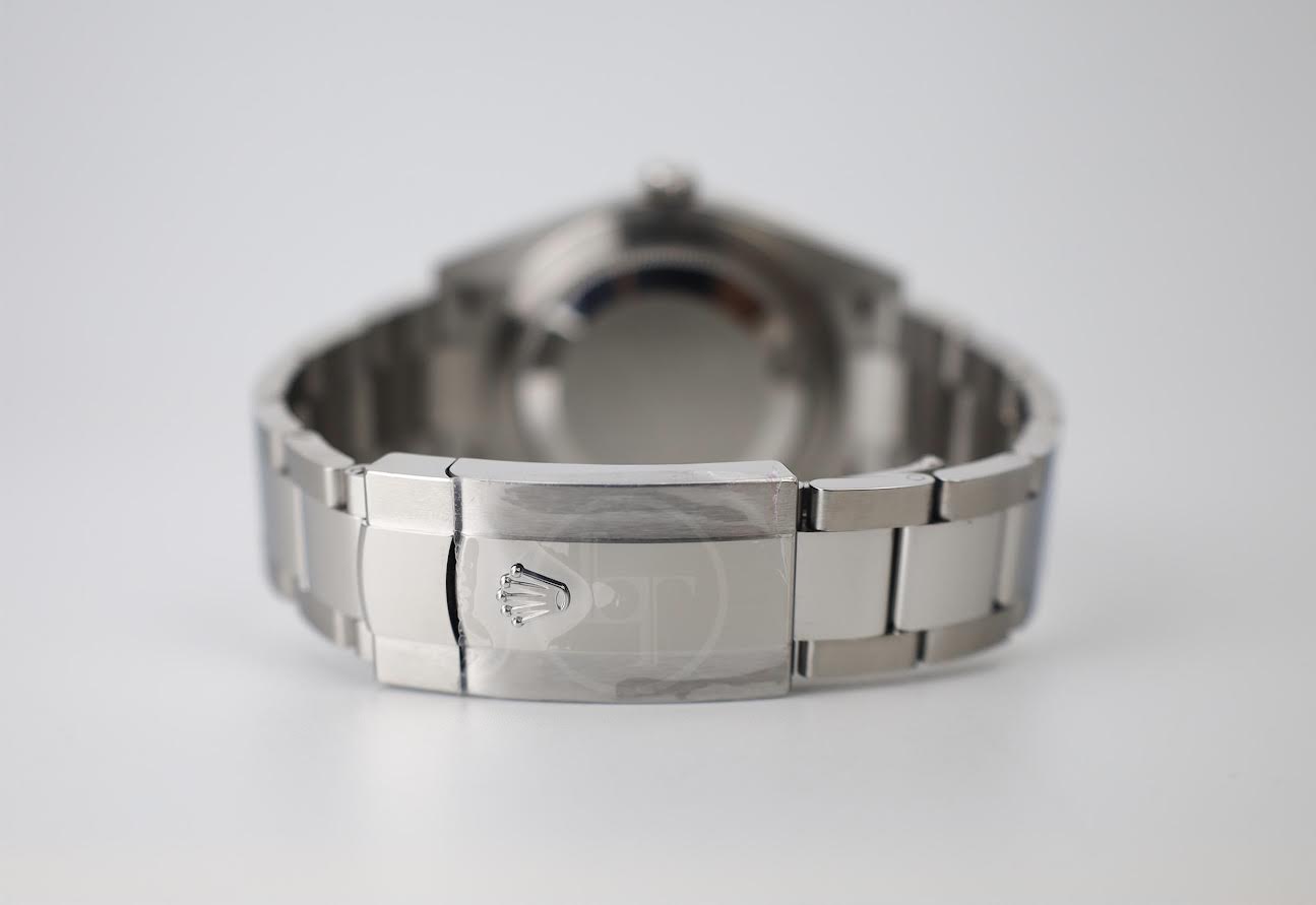 Rolex Datejust 41 White Gold/Steel Blue Index Dial Fluted Bezel Oyster Bracelet 126334 -