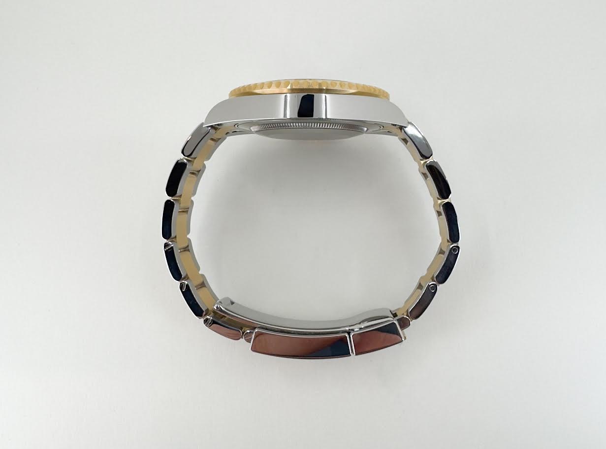 Rolex GMT Master II Yellow Gold/Steel Black Dial Ceramic Bezel Oyster Bracelet 116713LN