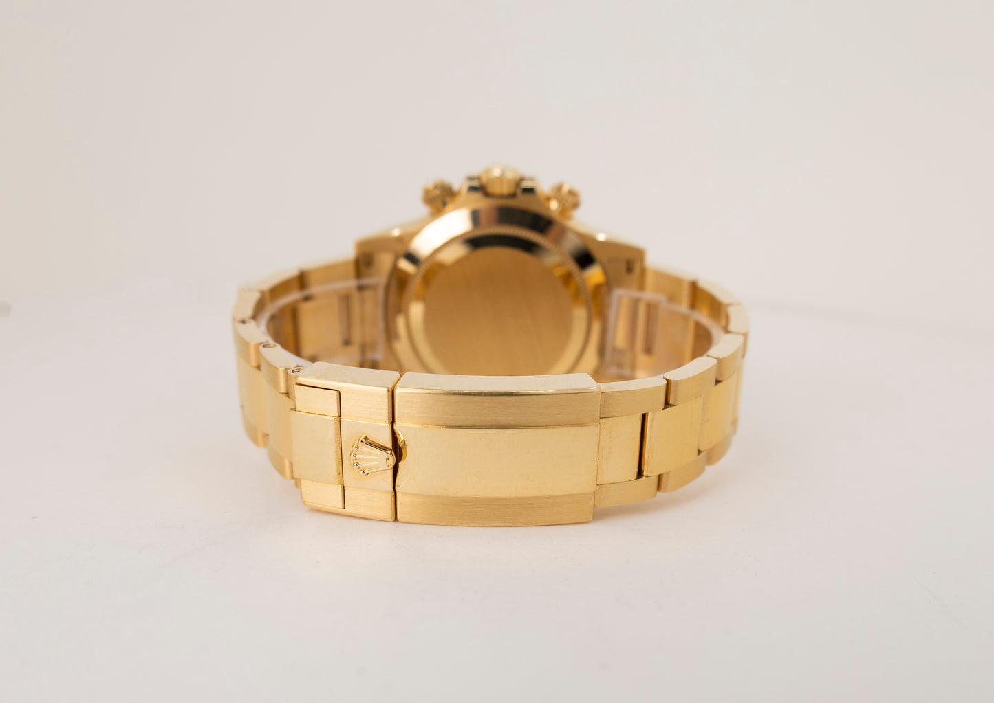 Rolex Daytona Yellow Gold Green Index Dial Yellow Gold Bezel Oyster Bracelet 116508