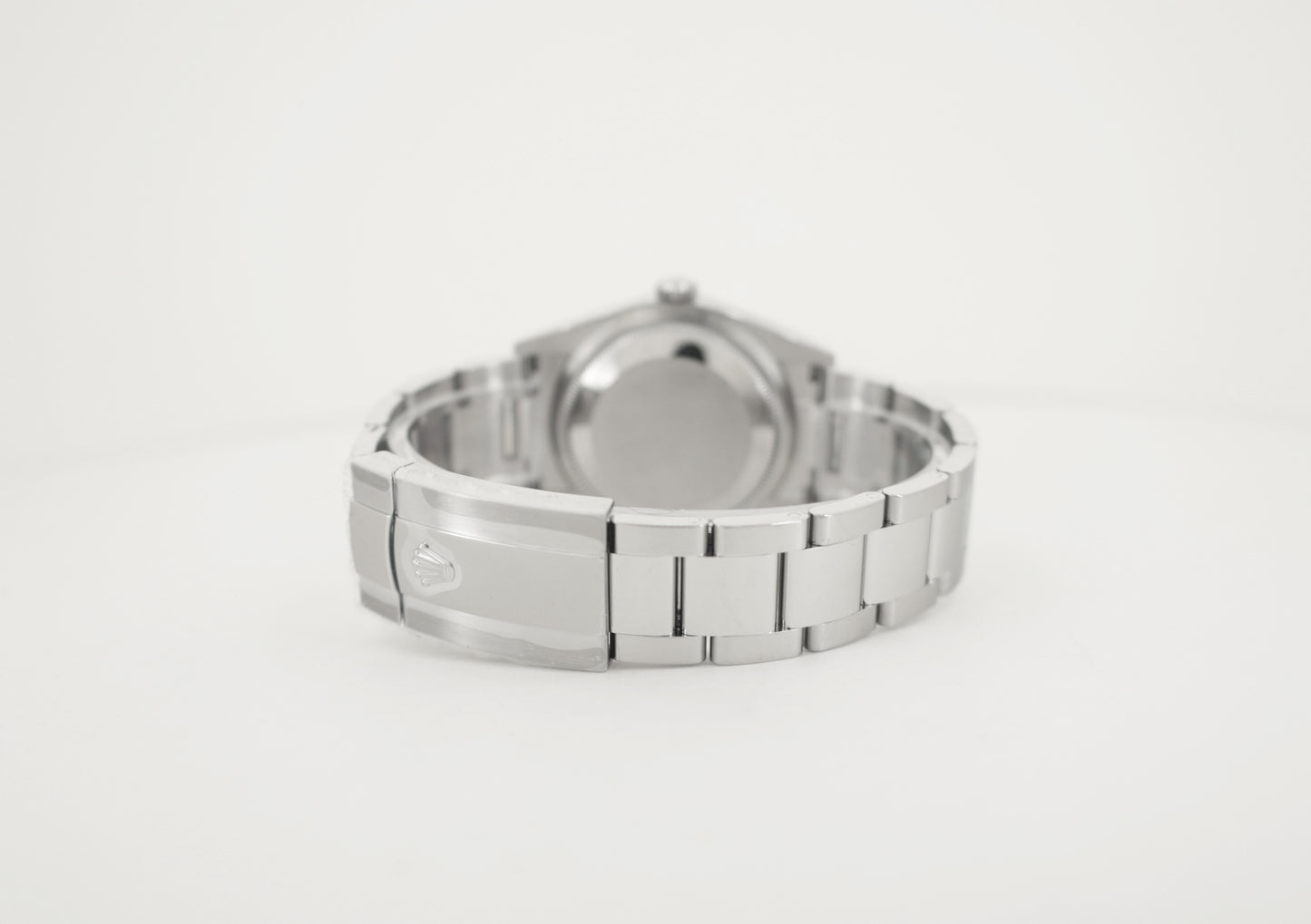 Rolex Datejust 36 White Gold/Steel Black Index Dial & Fluted Bezel Oyster Bracelet 126234