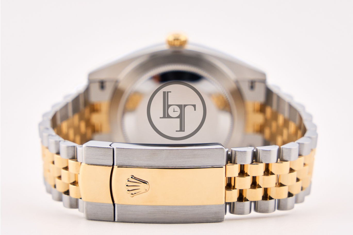 Rolex Steel and Yellow Gold Rolesor Datejust 41 Watch - Fluted Bezel - Silver Index Dial - Jubilee Bracelet - 126333 sij