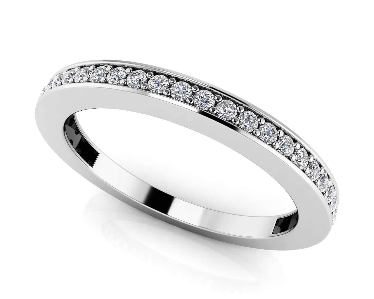 Diamond Strand Channel Band Diamond with 0.37 ct.(finished) 1.1mm - Luxury Time NYC