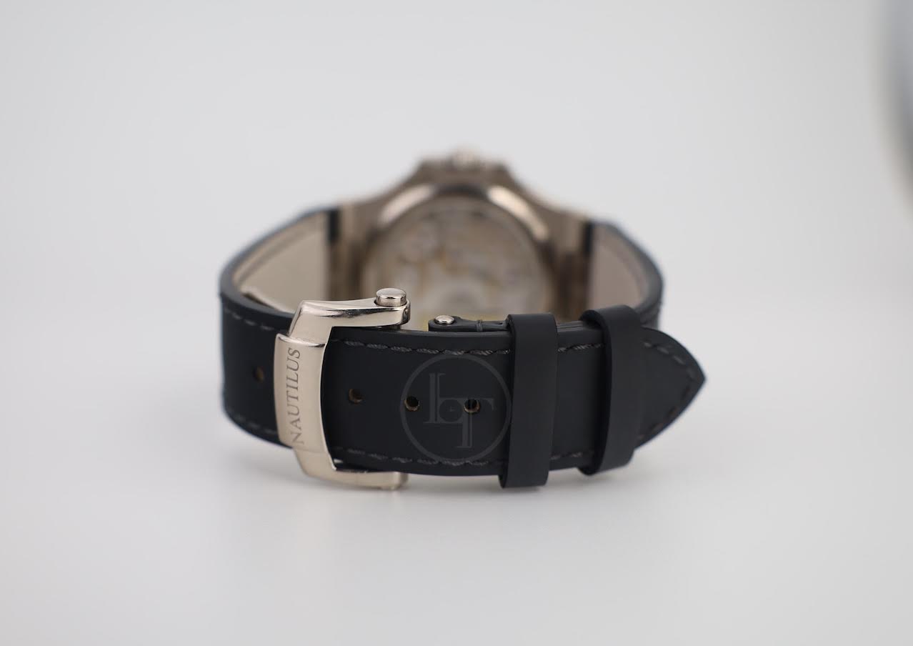 Patek Philippe Nautilus Moon Phases White Gold Slate Gray Dial | 5712G - 001 - Luxury Time NYC