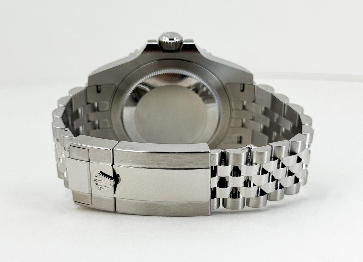 Rolex GMT Master II “Pepsi” Steel Black Dial Red/Blue Ceramic Bezel Jubilee Bracelet 126710BLRO - Luxury Time NYC