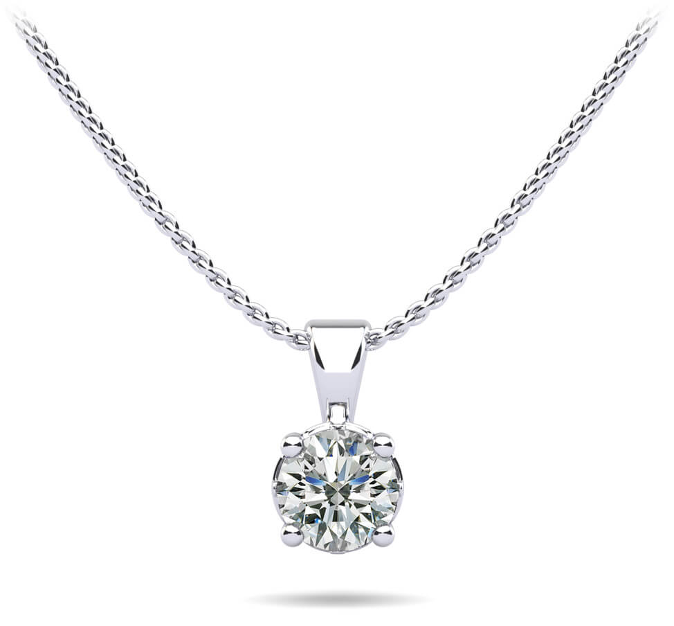 Sign of Faith Diamond Pendant with 0.25 ct.(finished) 4mm - Luxury Time NYC