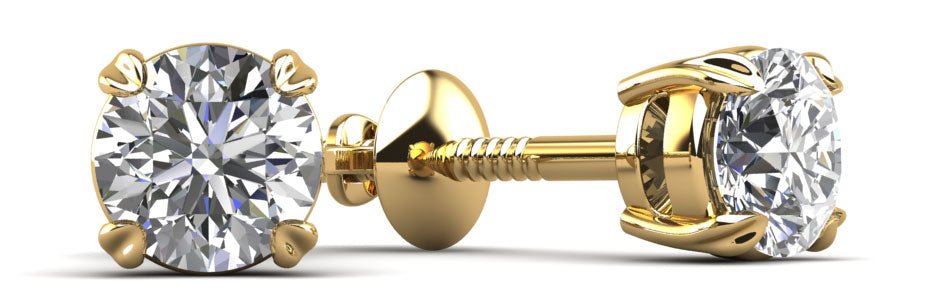 Unsurpassed Elegance Lab - Grown Diamond Stud Earrings with 1.50 ct.(finished) 5.7mm - Luxury Time NYC