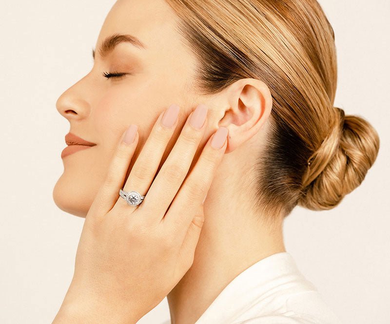 Vintage Beauty Lab - Grown Diamond Engagement Ring with 2.34 ct. (2.00 ct. center diamond) - Luxury Time NYC