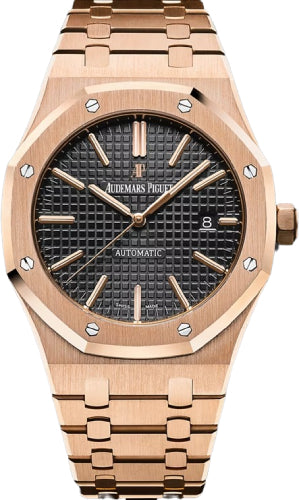 Audemars Piguet Royal Oak Rose Gold Selfwinding 41mm Black Index Dial - 15400OR.OO.1220OR.01