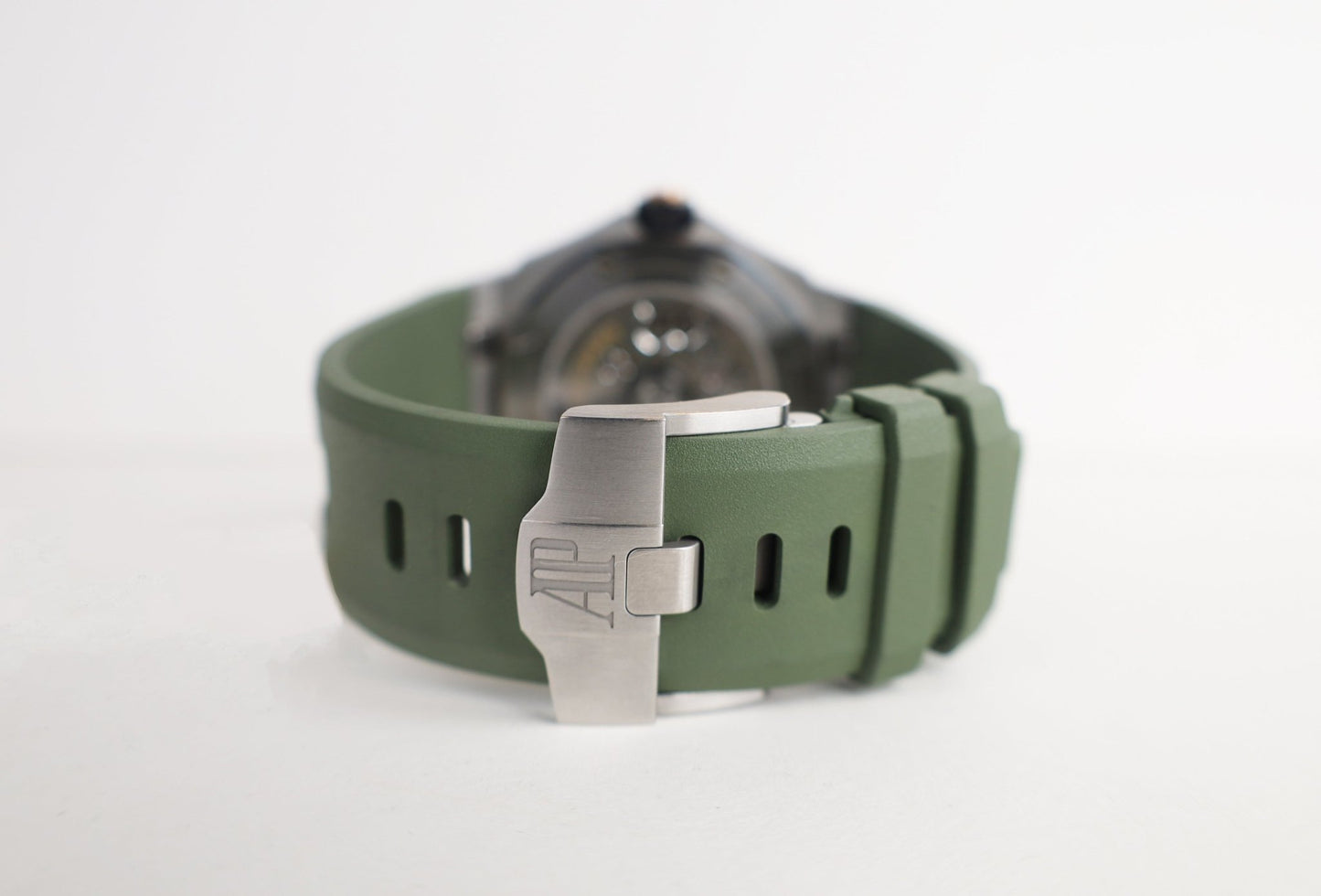 Audemars Piguet Royal Oak Offshore Diver Watch-Green Dial 42mm-15720ST.OO.A052CA.01 - Luxury Time NYC