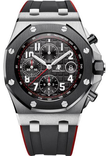 Audemars Piguet Royal Oak Offshore Selfwinding Chronograph Watch-Black Dial 42mm-26470SO.OO.A002CA.01 - Luxury Time NYC INC