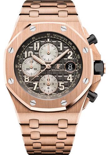 Audemars Piguet Royal Oak Offshore Selfwinding Chronograph Watch-Grey Dial 42mm-26470OR.OO.1000OR.02 - Luxury Time NYC INC