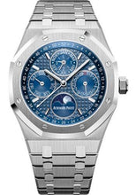 Load image into Gallery viewer, Audemars Piguet Royal Oak Perpetual Calendar Watch-Blue Dial 41mm-26574ST.OO.1220ST.02 - Luxury Time NYC INC