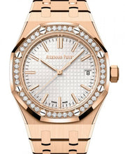 Load image into Gallery viewer, Audemars Piguet Royal Oak Selfwinding Rose Gold 37mm Silver Dial Diamond 15551OR.ZZ.1356OR.01 - Luxury Time NYC