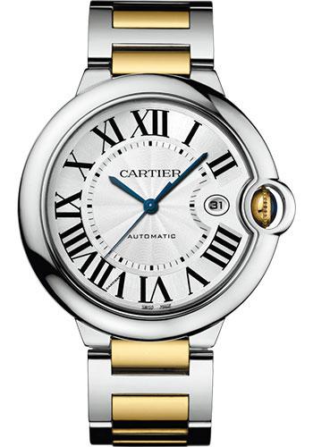 Cartier Ballon Bleu de Cartier Watch - 42.1 mm Steel Case - Yellow Gold And Steel Bracelet - W2BB0022 - Luxury Time NYC