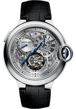 Load image into Gallery viewer, Cartier Ballon Bleu Flying Tourbillon Watch - 46.40 mm White Gold Case - Satin Brushed Dial - Black Alligator Strap - W6920081 - Luxury Time NYC