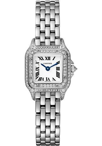 Cartier Panthere de Cartier Watch - 25 mm White Gold Diamond Case - WJPN0019 - Luxury Time NYC