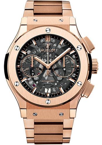 Hublot Classic Fusion Chronograph Aero King Gold Watch-525.OX.0180.OX - Luxury Time NYC