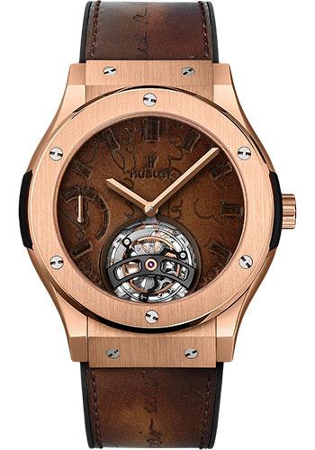 Hublot Classic Fusion Tourbillon Power Reserve 5 Days Berluti Scritto King Gold Limited Edition of 20 Watch-505.OX.0500.VR.BER17 - Luxury Time NYC