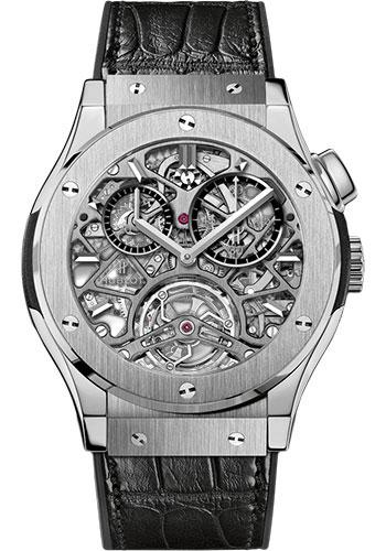 Hublot Classic Fusion Tourbillon Skeleton Titanium Limited Edition of 99 Watch-506.NX.0170.LR - Luxury Time NYC