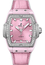 Load image into Gallery viewer, Hublot Spirit Of Big Bang Pink Ceramic Titanium Diamonds Watch - 39 mm - Pink Dial-665.RN.891P.LR.1204 - Luxury Time NYC