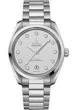 Load image into Gallery viewer, Omega Seamaster Aqua Terra 150M Co-Axial Master Chronometer Ladies Watch - 38 mm Steel Case - Silvery Diamond Dial - 220.10.38.20.52.001 - Luxury Time NYC