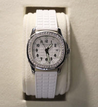 Load image into Gallery viewer, Patek Philippe 35.6mm Aquanaut Luce Glitter White Watch White Dial 5067A - Luxury Time NYC INC