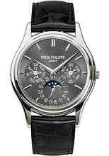 Load image into Gallery viewer, Patek Philippe 37.2mm Grand Complications Perpetual Calendar Moon Phase Watch Gray Dial 5140P - Luxury Time NYC INC