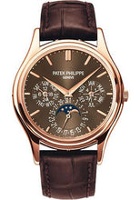 Load image into Gallery viewer, Patek Philippe 37.2mm Perpetual Calendar Moonphase Grand Complication Watch Brown Dial 5140R - Luxury Time NYC INC