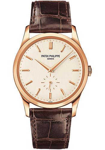 Patek Philippe 37mm Calatrava Watch Gray Dial 5196R - Luxury Time NYC INC