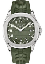 Load image into Gallery viewer, Patek Philippe Aquanaut - 42.2 mm - White Gold - Khaki Green Embossed Dial - 5168G-010 - Luxury Time NYC