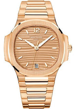Load image into Gallery viewer, Patek Philippe Nautilus Ladies Automatic - 35.2 mm - Rose Gold - Golden Brown Opaline Dial - 7118/1R-010 - Luxury Time NYC