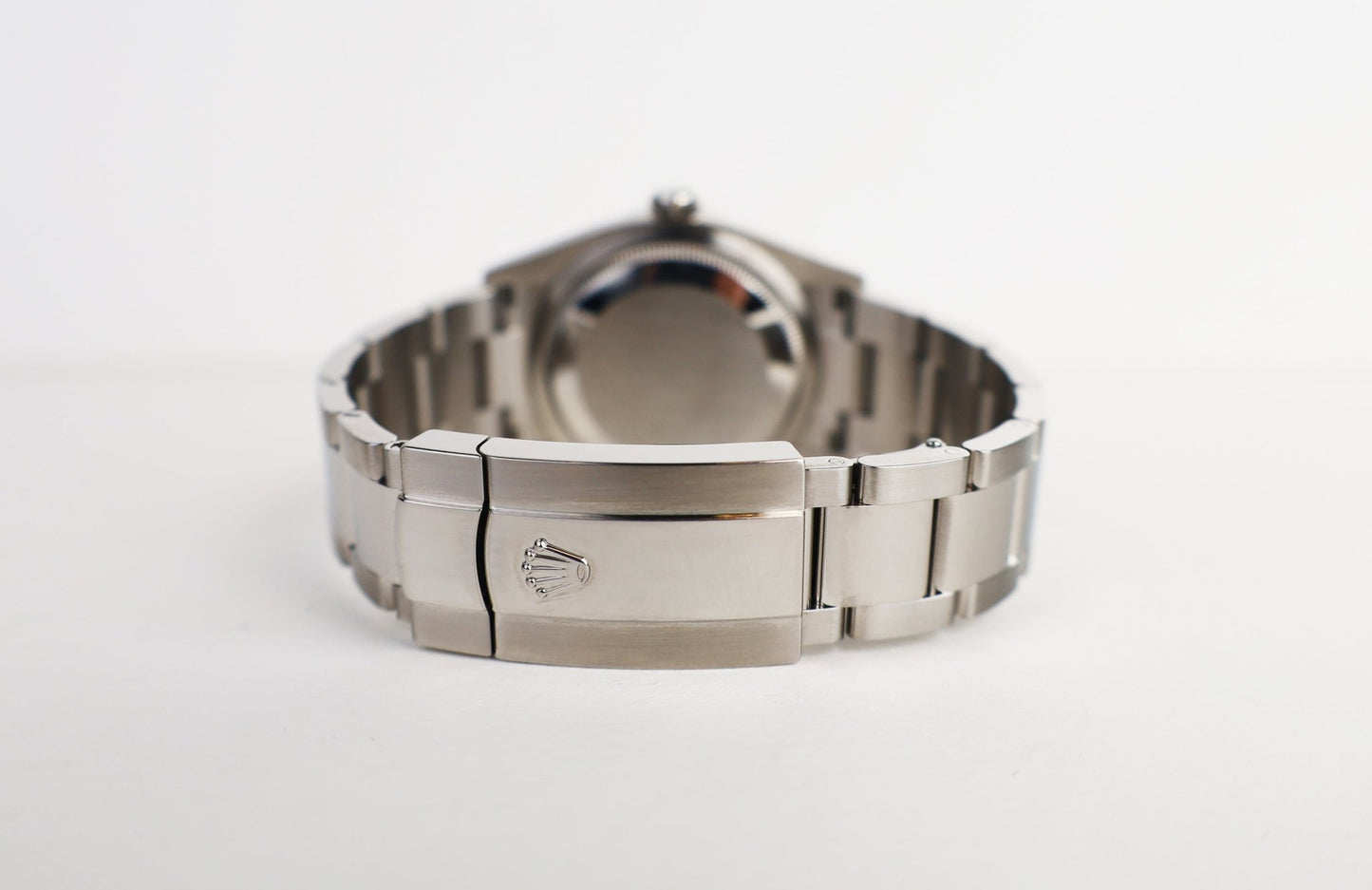 Rolex Datejust 36 Stainless Steel Black Index Dial & Smooth Domed Bezel Oyster Bracelet 126200 - Luxury Time NYC