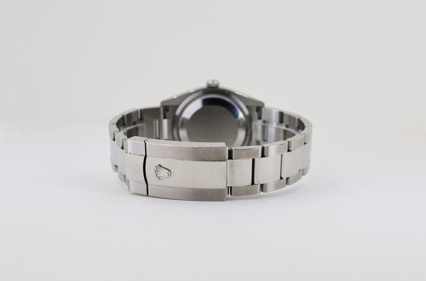 Rolex Datejust 36 White Gold/Steel Silver Index Dial & Fluted Bezel Oyster Bracelet 126234 - Luxury Time NYC