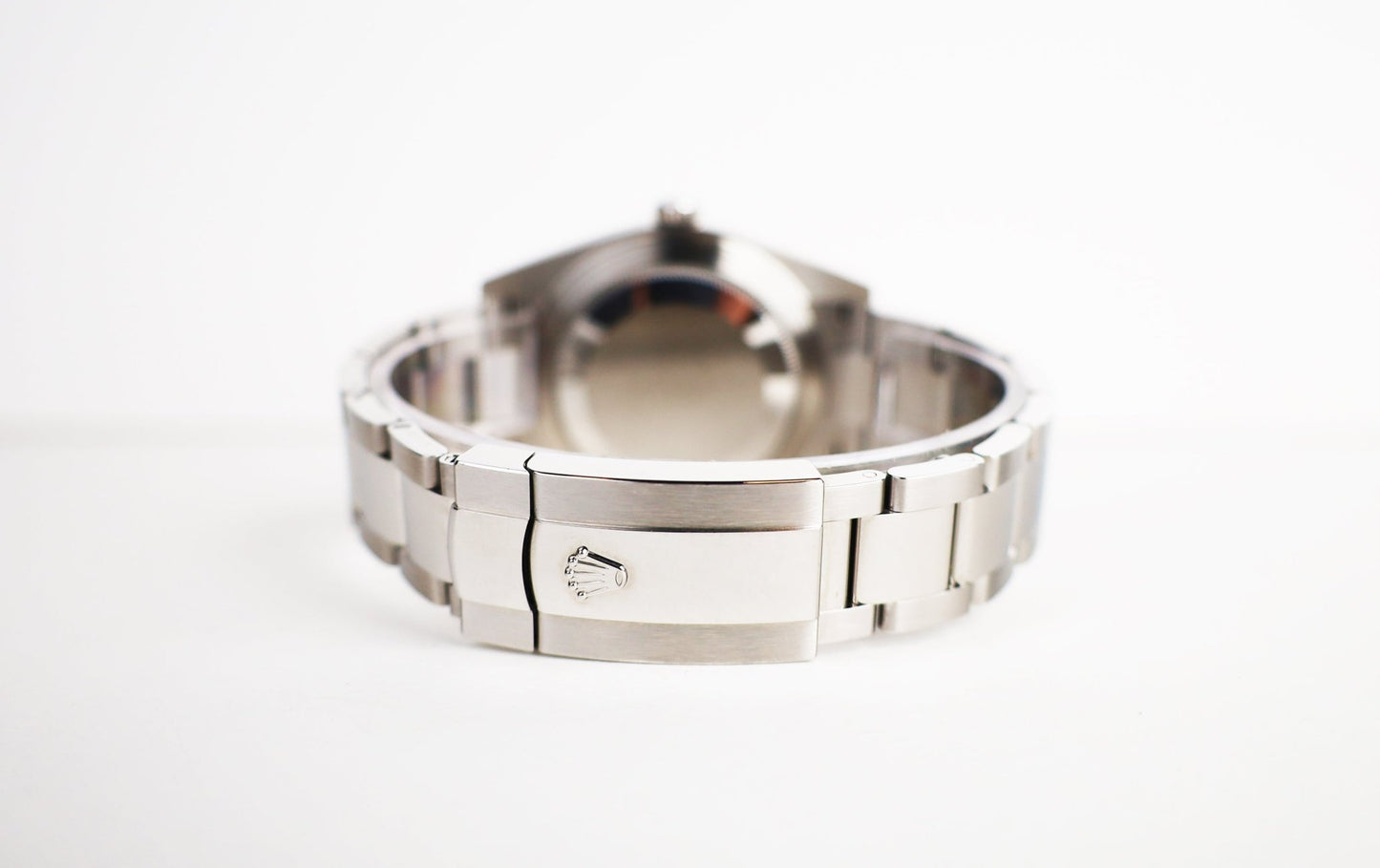 Rolex Datejust 41 Stainless Steel Blue Index Dial Smooth Bezel Oyster Bracelet 126300 - Luxury Time NYC