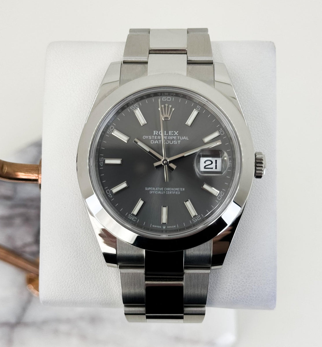 Rolex datejust hotsell 41 oyster steel