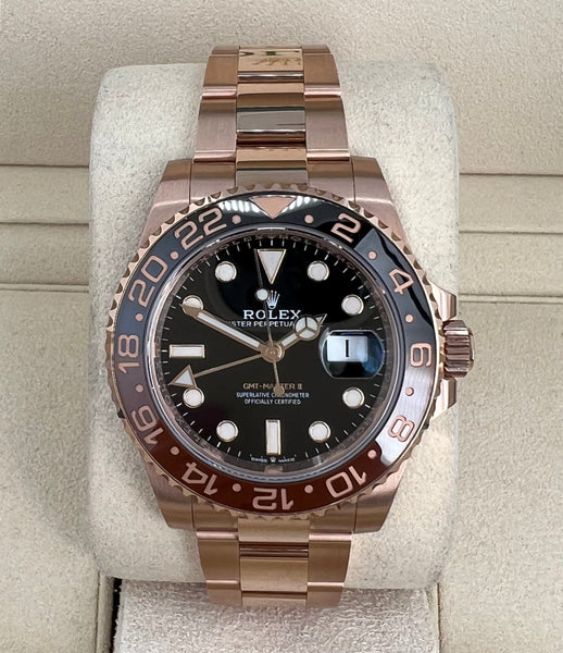 Rolex hotsell gmt rosegold