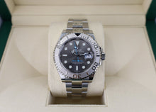 Load image into Gallery viewer, Rolex Steel and Platinum Yacht-Master 40 Watch - Dark Rhodium Dial - 3235 Movement - 126622 dkrh - Luxury Time NYC