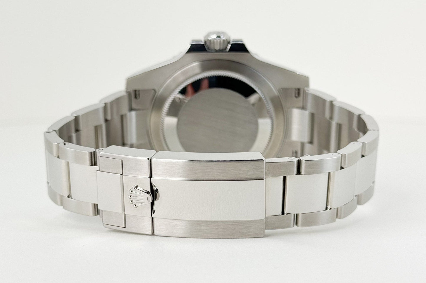 Rolex Steel GMT-Master II 40 Watch - Batman - Black Dial - Oyster Bracelet - 126710BLNR - Luxury Time NYC