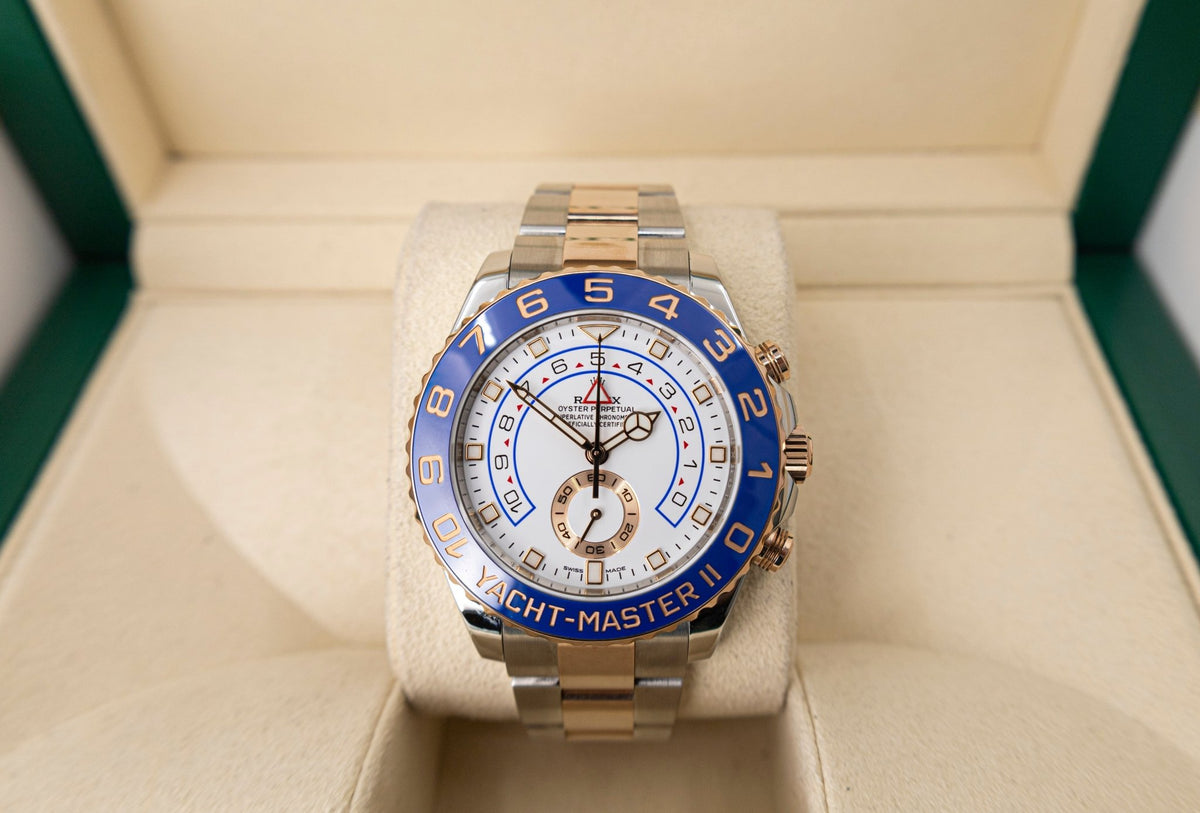 116681 Rolex Yacht-Master II White Dial Men's Watch