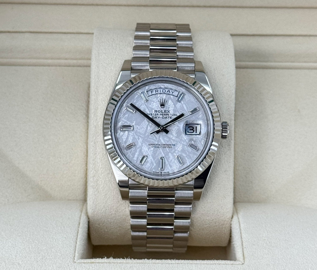 Rolex day date 2024 40 meteorite dial