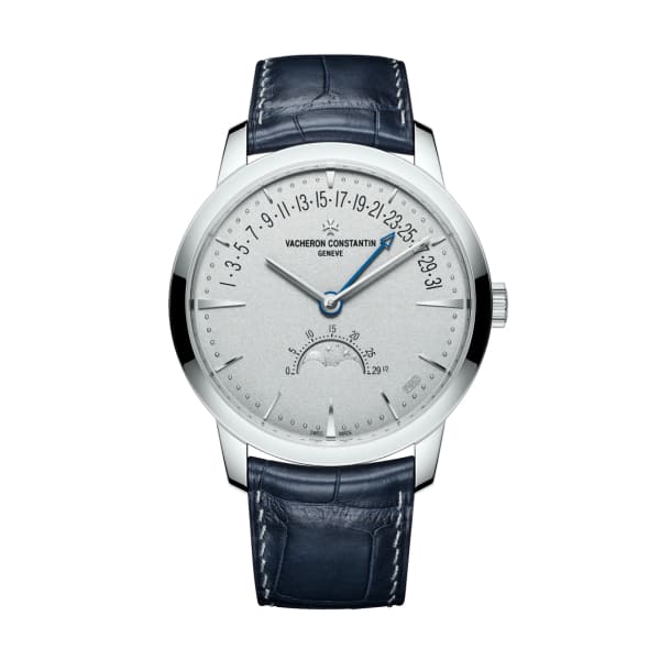 Vacheron Constantin Patrimony Moon Phase Retrograde Date - Collection Excellence Platine Ref. # 4010U/000P-B545 - Luxury Time NYC