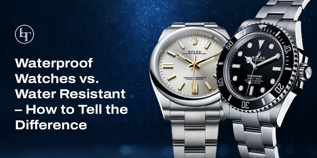 Waterproof Watches vs. Water Resistant – How to Tell the Difference