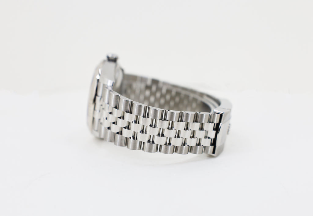 Rolex Steel and White Gold Datejust 31 Watch - Fluted Bezel - Mint Green Index Dial - Jubilee Bracelet - 278274 mgij