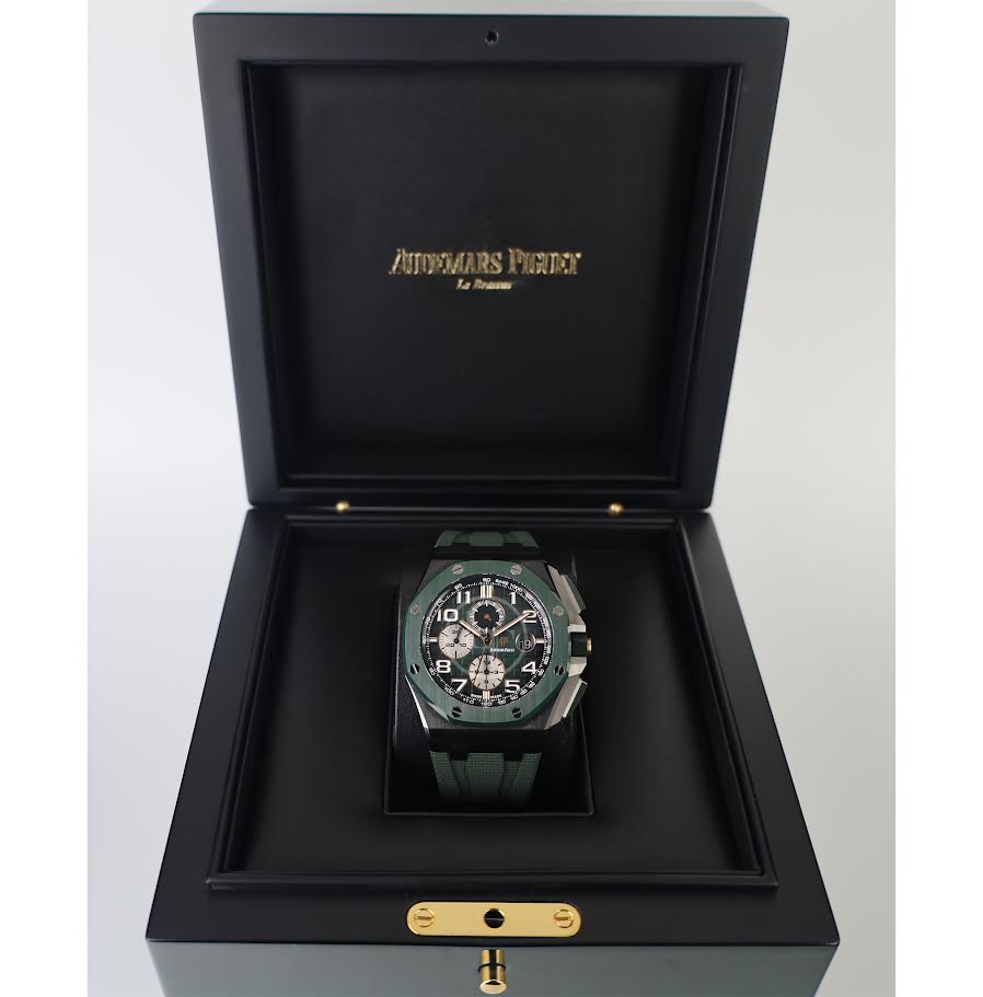 Audemars Piguet Royal Oak Offshore 44mm Chronograph Ceramic Green Bezel 26405CE.OO.A056CA.01