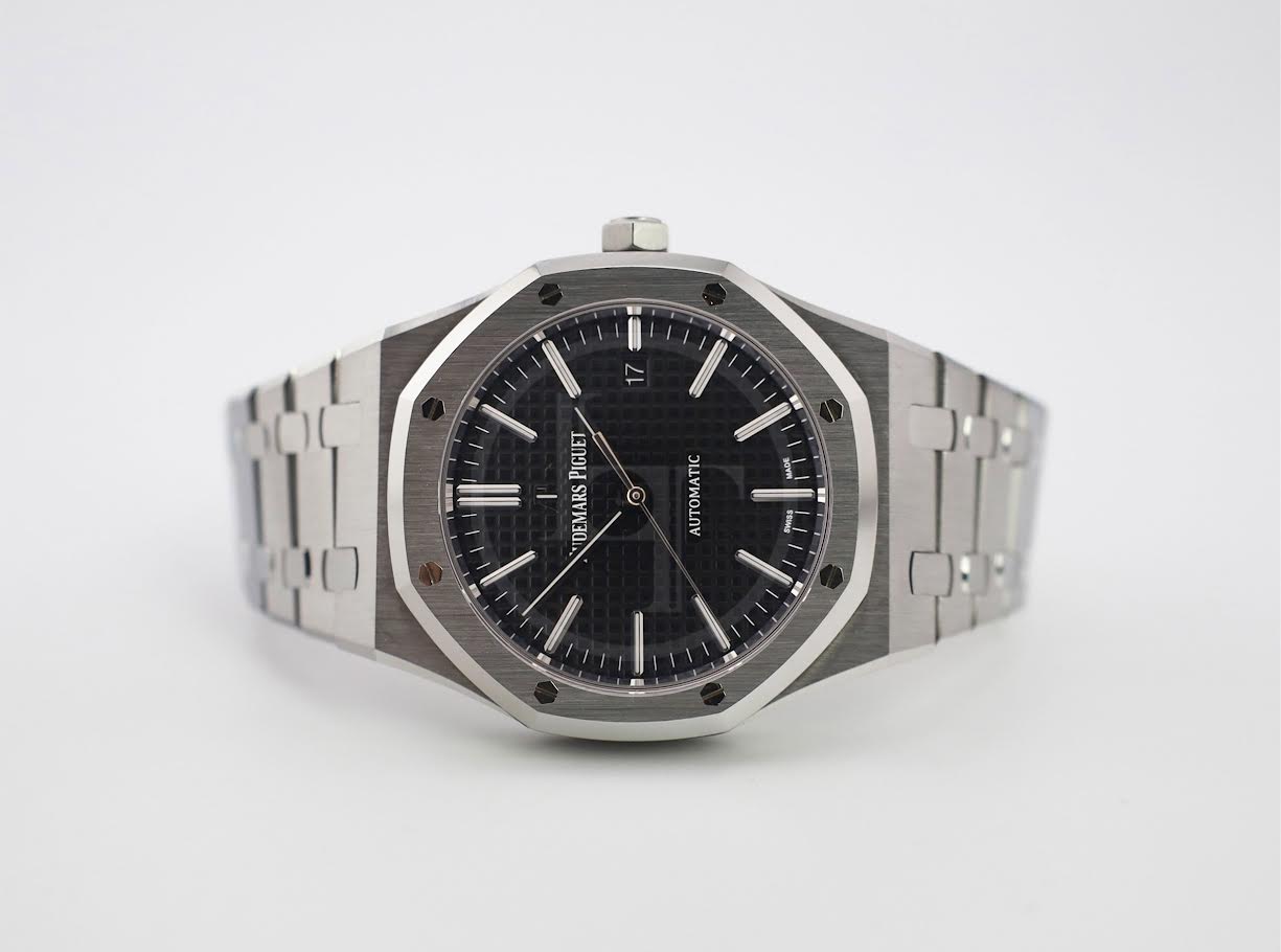 Audemars Piguet Royal Oak Selfwinding Watch - 41mm - Stainless Steel - Black Dial - Calibre 3120-Black Dial 41mm-15400ST.OO.1220ST.01