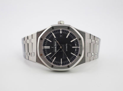 Audemars Piguet Royal Oak Selfwinding Watch - 41mm - Stainless Steel - Black Dial - Calibre 3120-Black Dial 41mm-15400ST.OO.1220ST.01