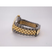 Load image into Gallery viewer, Rolex Datejust 41 Yellow Gold/Steel Black Index Dial Fluted Bezel Jubilee Bracelet 126333 -