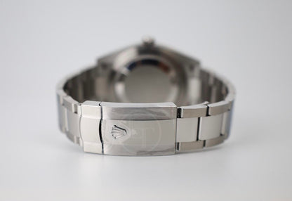 Rolex Datejust 41 White Gold/Steel Blue Index Dial Fluted Bezel Oyster Bracelet 126334 -