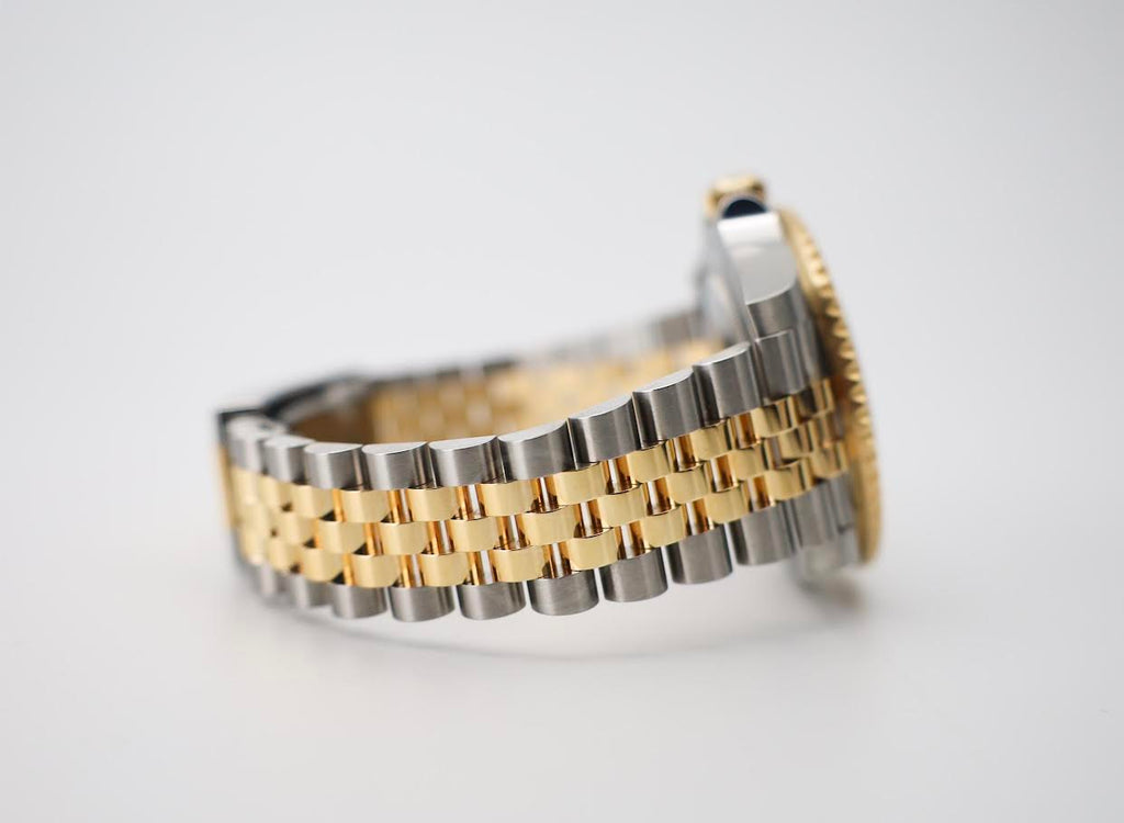 Rolex GMT-Master II Yellow Gold/Steel Black Dial 40mm Jubilee Bracelet Watch - 126713GRNR