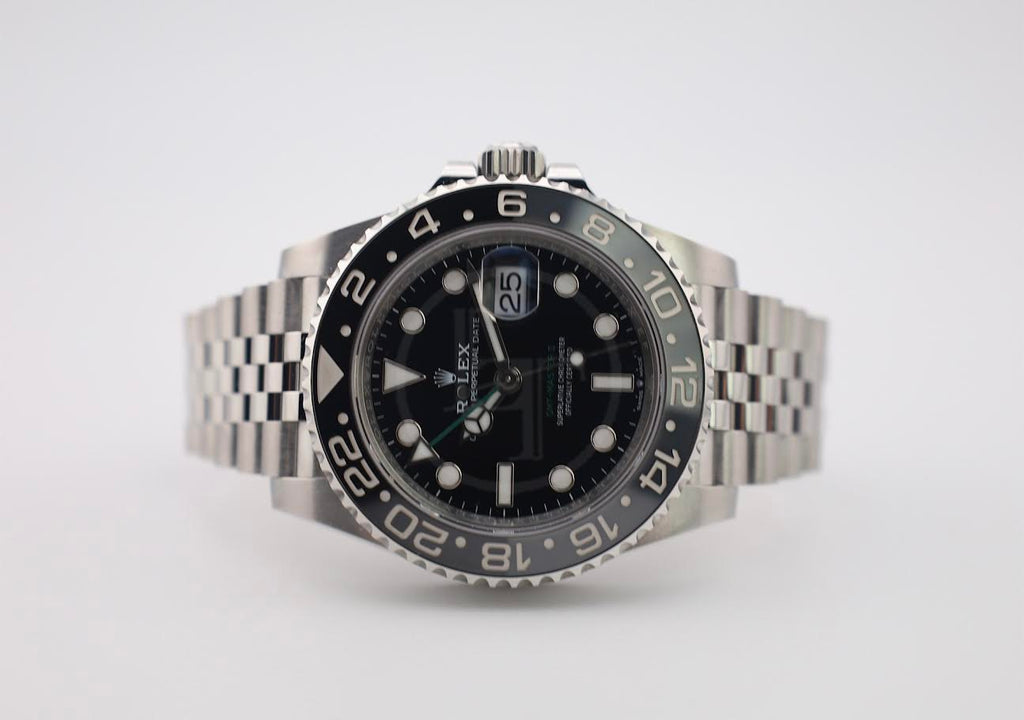 Rolex GMT-Master II 40mm Black Dial Cerachrom Bezel Jubilee Bracelet - 126710GRNR | 2024 Model